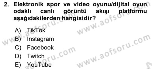 Dijital İçerik Pazarlaması Dersi 2021 - 2022 Yılı Yaz Okulu Sınav Soruları 2. Soru