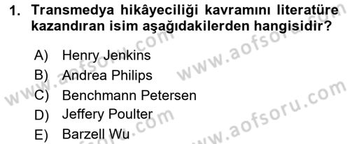 Dijital İçerik Pazarlaması Dersi 2023 - 2024 Yılı (Vize) Ara Sınav Soruları 1. Soru