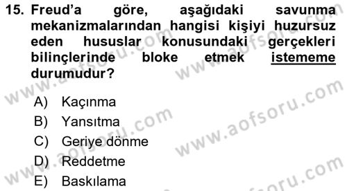 Kurumiçi Halkla İlişkiler Dersi 2017 - 2018 Yılı (Final) Dönem Sonu Sınavı 15. Soru