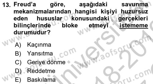 Kurumiçi Halkla İlişkiler Dersi 2018 - 2019 Yılı Yaz Okulu Sınav Soruları 13. Soru