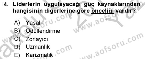 Kurumiçi Halkla İlişkiler Dersi 2018 - 2019 Yılı Yaz Okulu Sınav Soruları 4. Soru