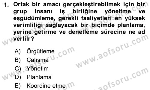Kurumiçi Halkla İlişkiler Dersi 2019 - 2020 Yılı (Final) Dönem Sonu Sınav Soruları 1. Soru