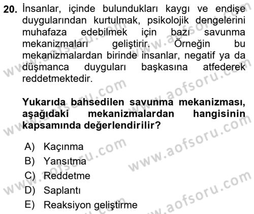 Kurumiçi Halkla İlişkiler Dersi 2021 - 2022 Yılı (Final) Dönem Sonu Sınav Soruları 20. Soru