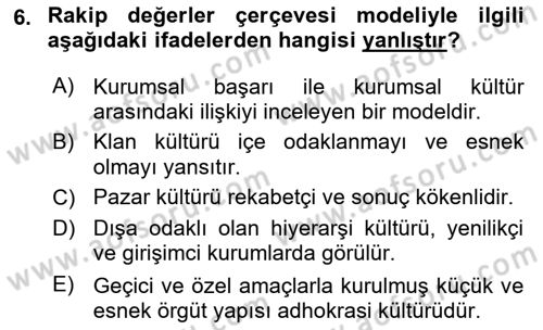 Kurumiçi Halkla İlişkiler Dersi 2021 - 2022 Yılı (Final) Dönem Sonu Sınav Soruları 6. Soru