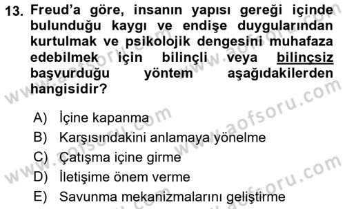 Kurumiçi Halkla İlişkiler Dersi 2021 - 2022 Yılı Yaz Okulu Sınav Soruları 13. Soru