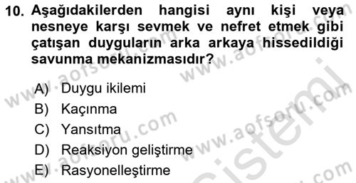 Kurumiçi Halkla İlişkiler Dersi 2022 - 2023 Yılı (Final) Dönem Sonu Sınav Soruları 10. Soru