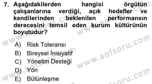Kurumiçi Halkla İlişkiler Dersi 2022 - 2023 Yılı (Final) Dönem Sonu Sınav Soruları 7. Soru