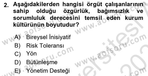 Kurumiçi Halkla İlişkiler Dersi 2022 - 2023 Yılı Yaz Okulu Sınav Soruları 2. Soru