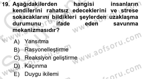 Kurumiçi Halkla İlişkiler Dersi 2023 - 2024 Yılı (Final) Dönem Sonu Sınav Soruları 19. Soru