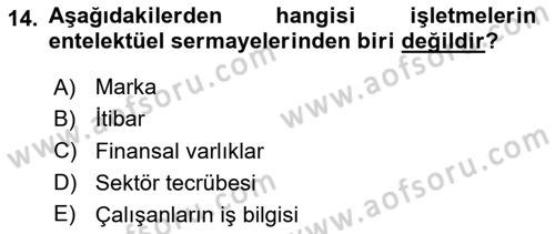 Kurumiçi Halkla İlişkiler Dersi 2024 - 2025 Yılı (Final) Dönem Sonu Sınav Soruları 14. Soru