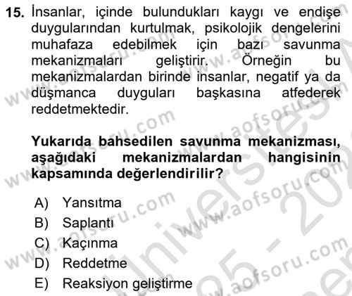 Kurumiçi Halkla İlişkiler Dersi 2025 - 2026 Yılı (Final) Dönem Sonu Sınav Soruları 15. Soru