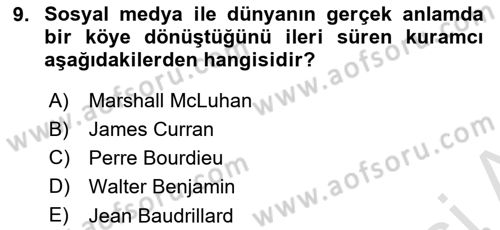 Lobicilik Ve Halkla İlişkiler Dersi 2018 - 2019 Yılı 3 Ders Sınav Soruları 9. Soru
