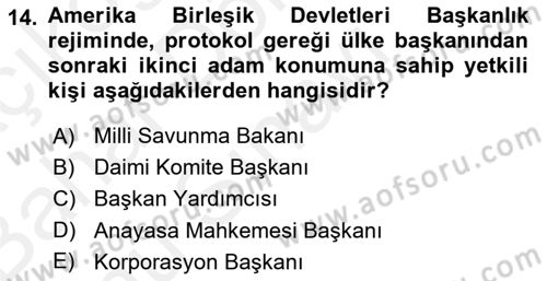 Lobicilik Ve Halkla İlişkiler Dersi 2018 - 2019 Yılı (Final) Dönem Sonu Sınav Soruları 14. Soru