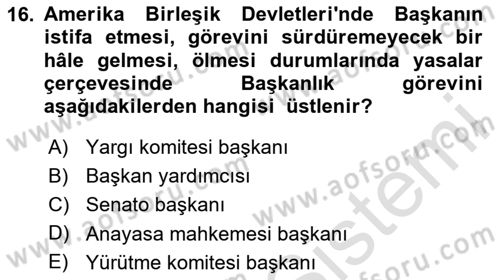 Lobicilik Ve Halkla İlişkiler Dersi 2020 - 2021 Yılı Yaz Okulu Sınav Soruları 16. Soru