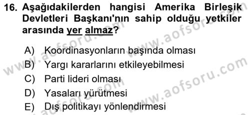 Lobicilik Ve Halkla İlişkiler Dersi 2022 - 2023 Yılı Yaz Okulu Sınav Soruları 16. Soru