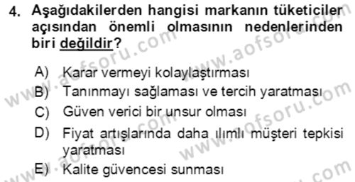 Sürdürülebilirlik ve Halkla İlişkiler Dersi 2017 - 2018 Yılı (Final) Dönem Sonu Sınav Soruları 4. Soru