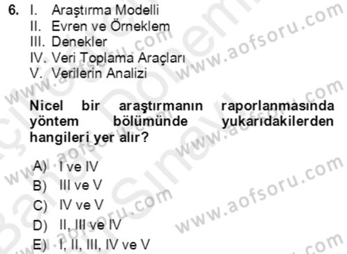 Sürdürülebilirlik ve Halkla İlişkiler Dersi 2017 - 2018 Yılı (Final) Dönem Sonu Sınav Soruları 6. Soru