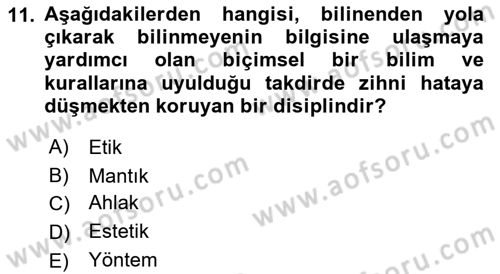 Sürdürülebilirlik ve Halkla İlişkiler Dersi 2018 - 2019 Yılı Yaz Okulu Sınav Soruları 11. Soru