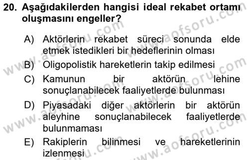 Sürdürülebilirlik ve Halkla İlişkiler Dersi 2021 - 2022 Yılı (Vize) Ara Sınav Soruları 20. Soru