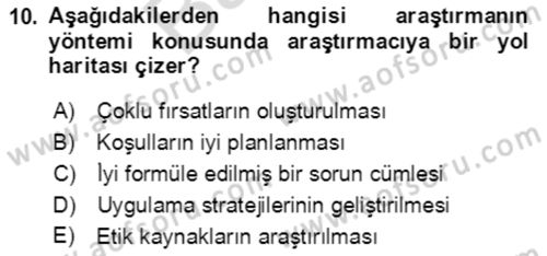 Sürdürülebilirlik ve Halkla İlişkiler Dersi 2021 - 2022 Yılı (Final) Dönem Sonu Sınav Soruları 10. Soru
