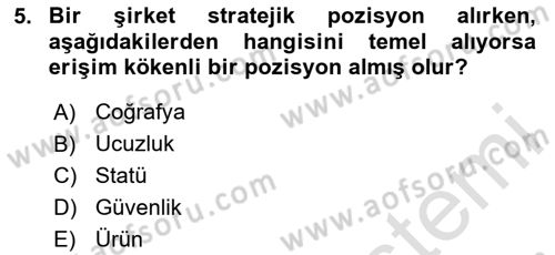 Sürdürülebilirlik ve Halkla İlişkiler Dersi 2023 - 2024 Yılı Yaz Okulu Sınav Soruları 5. Soru