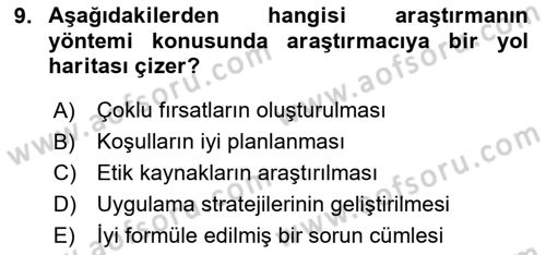 Sürdürülebilirlik ve Halkla İlişkiler Dersi 2023 - 2024 Yılı Yaz Okulu Sınav Soruları 9. Soru