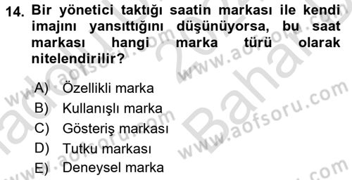 Sürdürülebilirlik ve Halkla İlişkiler Dersi 2024 - 2025 Yılı (Vize) Ara Sınav Soruları 14. Soru