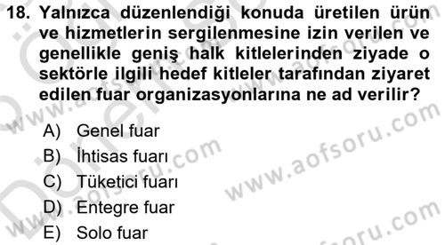 Sürdürülebilirlik ve Halkla İlişkiler Dersi 2025 - 2026 Yılı (Final) Dönem Sonu Sınav Soruları 18. Soru