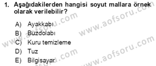 Hizmet Pazarlaması Dersi 2021 - 2022 Yılı (Vize) Ara Sınav Soruları 1. Soru