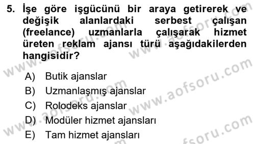 Medyada Yapım	 Dersi 2023 - 2024 Yılı (Vize) Ara Sınav Soruları 5. Soru