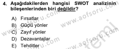Halkla İlişkiler Kampanya Analizi Dersi 2018 - 2019 Yılı 3 Ders Sınav Soruları 4. Soru