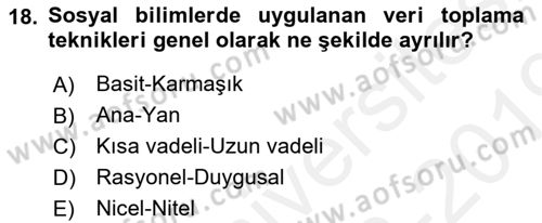 Halkla İlişkiler Kampanya Analizi Dersi 2018 - 2019 Yılı (Final) Dönem Sonu Sınav Soruları 18. Soru
