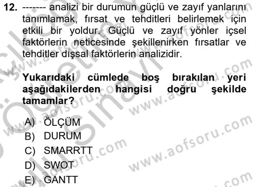 Halkla İlişkiler Kampanya Analizi Dersi 2018 - 2019 Yılı Yaz Okulu Sınav Soruları 12. Soru