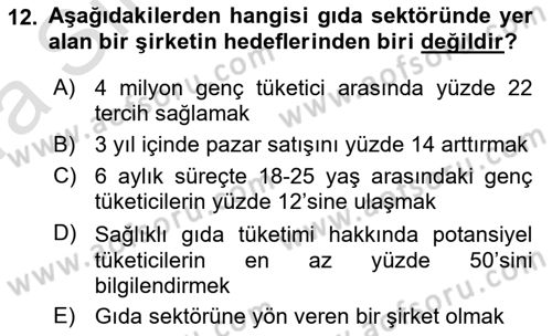 Halkla İlişkiler Kampanya Analizi Dersi Ara Sınavı Deneme Sınav Soruları 12. Soru