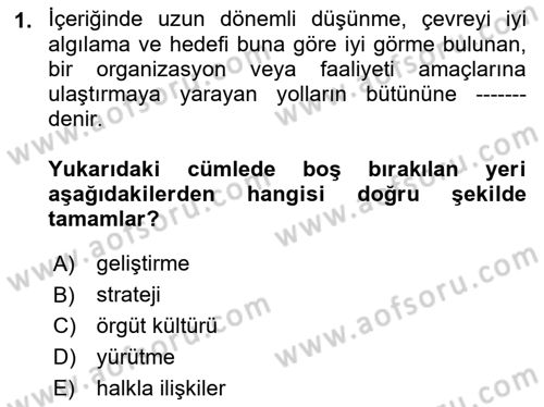 Halkla İlişkiler Kampanya Analizi Dersi 2021 - 2022 Yılı Yaz Okulu Sınav Soruları 1. Soru