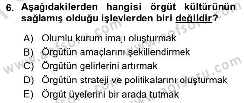 Halkla İlişkiler Kampanya Analizi Dersi 2022 - 2023 Yılı (Final) Dönem Sonu Sınav Soruları 6. Soru
