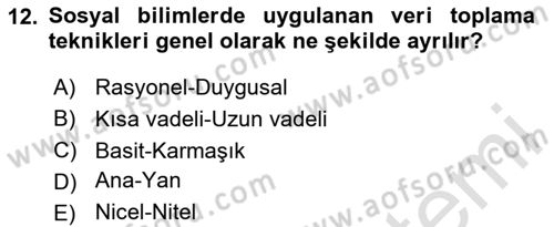 Halkla İlişkiler Kampanya Analizi Dersi 2024 - 2025 Yılı Yaz Okulu Sınav Soruları 12. Soru
