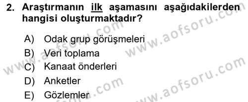 Halkla İlişkiler Kampanya Analizi Dersi 2025 - 2026 Yılı (Vize) Ara Sınav Soruları 2. Soru