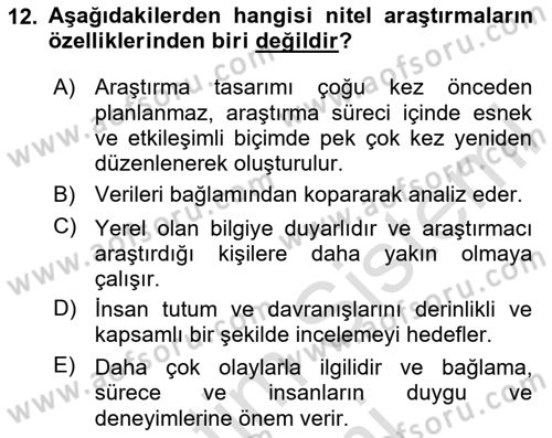 Halkla İlişkiler Kampanya Analizi Dersi 2025 - 2026 Yılı (Final) Dönem Sonu Sınav Soruları 12. Soru