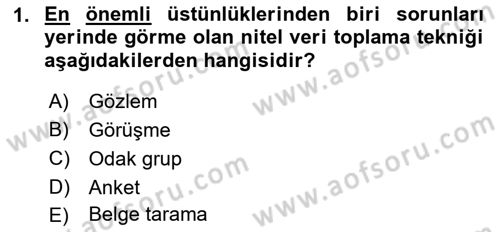 Halkla İlişkiler Araştırmaları Dersi 2018 - 2019 Yılı 3 Ders Sınav Soruları 1. Soru