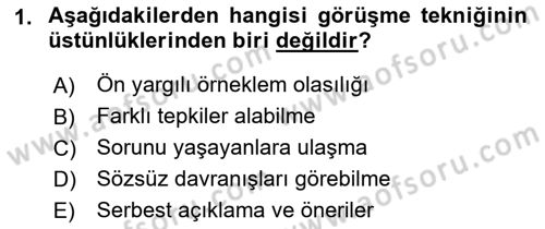 Halkla İlişkiler Araştırmaları Dersi 2018 - 2019 Yılı (Final) Dönem Sonu Sınav Soruları 1. Soru