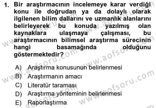 Halkla İlişkiler Araştırmaları Dersi 2021 - 2022 Yılı (Final) Dönem Sonu Sınav Soruları 1. Soru