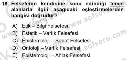 Halkla İlişkiler Araştırmaları Dersi 2022 - 2023 Yılı Yaz Okulu Sınav Soruları 18. Soru