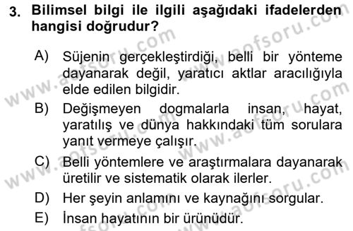 Halkla İlişkiler Araştırmaları Dersi 2023 - 2024 Yılı (Vize) Ara Sınav Soruları 3. Soru