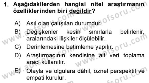 Halkla İlişkiler Araştırmaları Dersi 2025 - 2026 Yılı (Final) Dönem Sonu Sınav Soruları 1. Soru