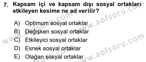 İtibar Yönetimi Dersi 2018 - 2019 Yılı 3 Ders Sınav Soruları 7. Soru