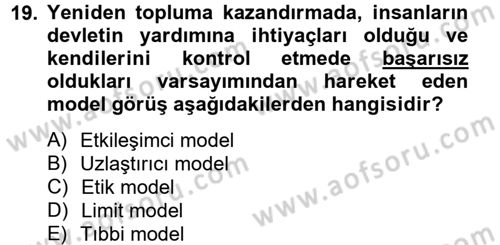 İnfaz Hukuku Dersi 2012 - 2013 Yılı (Vize) Ara Sınav Soruları 19. Soru