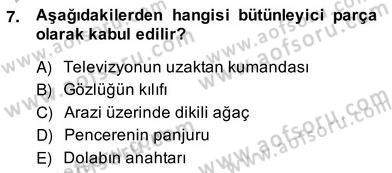 İşletme Hukuku Dersi 2013 - 2014 Yılı (Vize) Ara Sınav Soruları 7. Soru