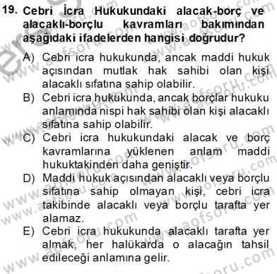 İşletme Hukuku Dersi 2013 - 2014 Yılı Tek Ders Sınav Soruları 19. Soru