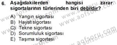 İşletme Hukuku Dersi 2013 - 2014 Yılı Tek Ders Sınav Soruları 6. Soru
